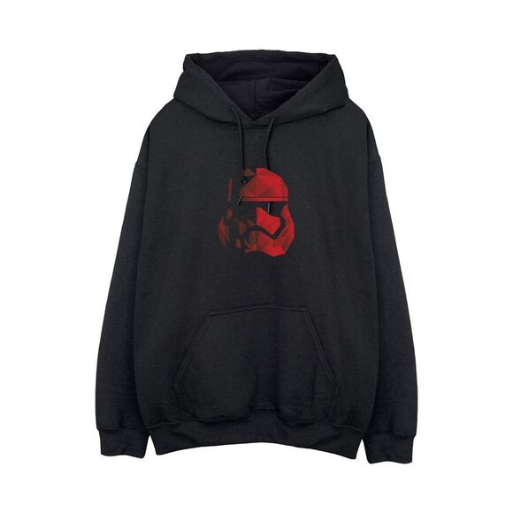 Star Wars: The Last Jedi Mens Stormtrooper Cubist Helmet Hoodie / Black